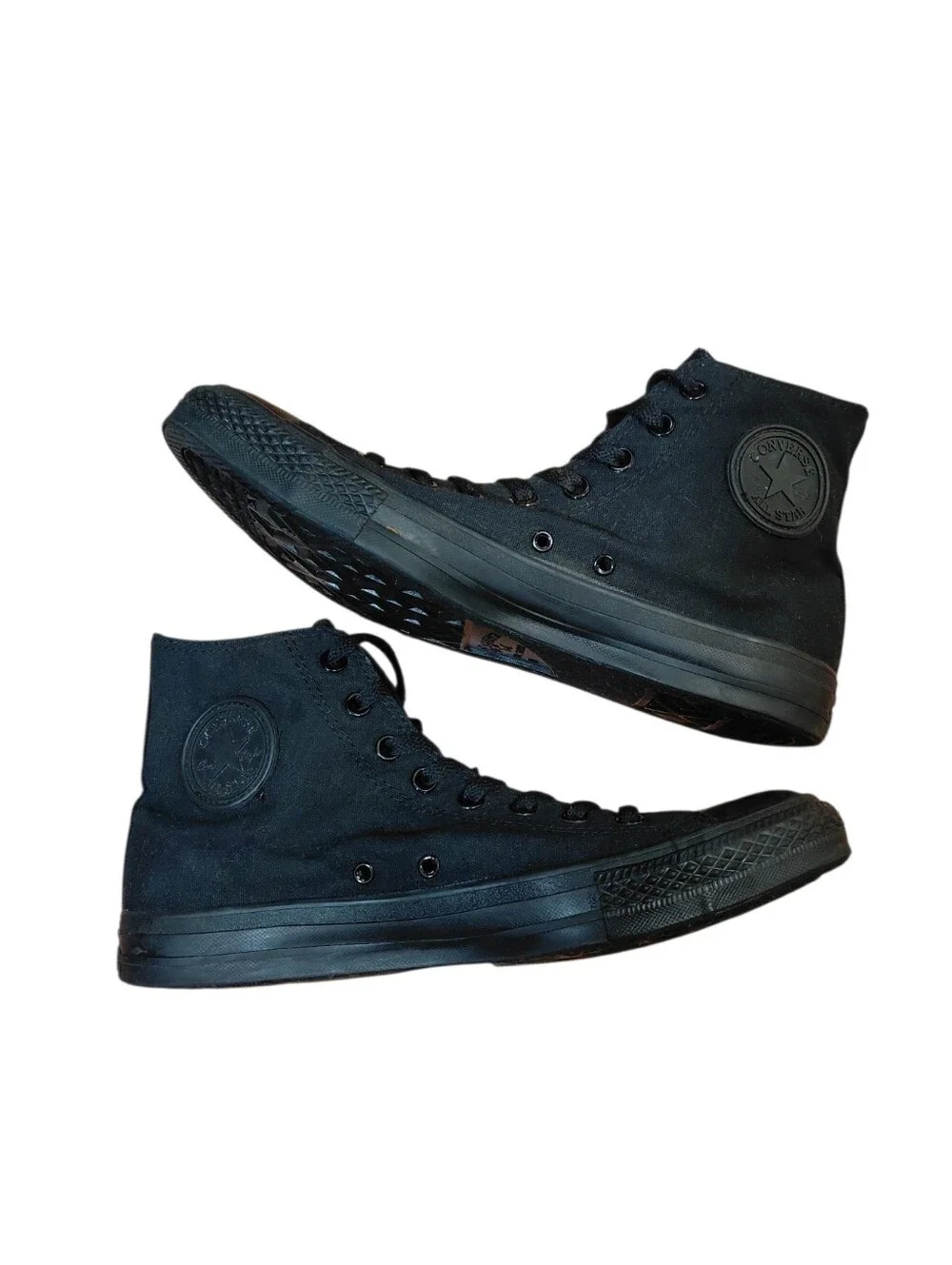 Men's Black Converse High Top Sneakers Size 10 Chuck Taylor All-Stars